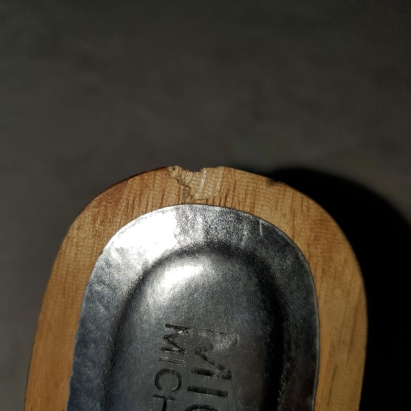 Michael Kors mule clog tie up black leather size 5 - Picture 9 of 9